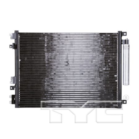 Air conditioning condenser includes trans cooler - CHRYSLER 300 2007-2010