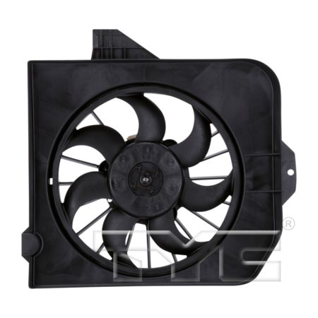 Condenser fan electric fan assembly; right side - CHRYSLER TOWN & COUNTRY 2001-2005