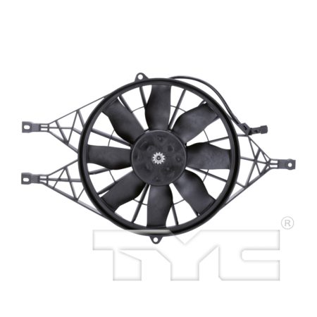 Radiator cooling fan assy electric fan assembly; w/3.9L engine; w/o shrouds - DODGE DAKOTA 2000-2003