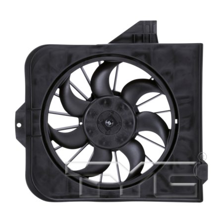 Radiator cooling fan assy 3.3L|3.8L; electric fan assembly; left side; To 1-31-05 - CHRYSLER VOYAGER 2001-2005