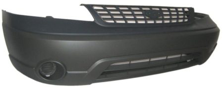 Front bumper cover BASE|LX; w/o Fog Lamps; prime upper/textured lower - FORD WINDSTAR 2001-2003