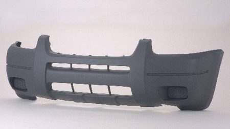 Front bumper cover XLS; w/o Fog Lamps; w/o Lip Mldg Holes; Dark Gray - FORD ESCAPE 2001-2004