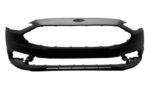 Front Bumper Cover S/Se/Titanium; W/O Tow Hook; W/O Active Park Assist; Primed - FORD FUSION 2017-2018