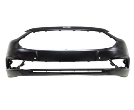 Front bumper cover S|SE|TITANIUM;w/o Tow Hook; w/Active Park Assist; prime - FORD FUSION 2017-2018