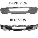 Front bumper face bar w/o fog lamps; bright; to 8-7-05 - FORD F-150 2004-2006
