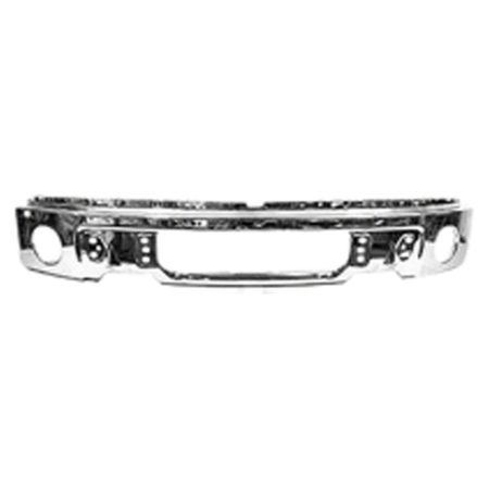 Front Bumper Face Bar W/Fog Lamps; W/O Harley Davidson Model; Chrome - FORD F-150 2009-2014
