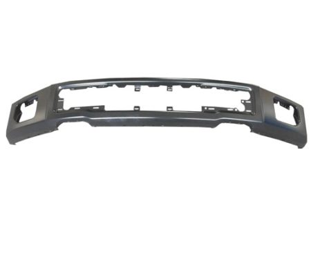 Front bumper face bar w/o End Caps; w/Fog Lamps; prime - FORD F-150 2015-2017