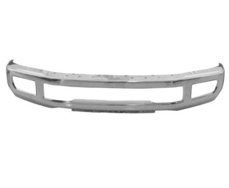 Front bumper face bar w/o Fender Flares; w/Fog Lamps; Chrome - FORD F-250 SUPER DUTY 2017-2019