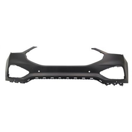 Front bumper cover upper ST|TITANIUM; w/Tow Hook; w/Parking Aid; w/Active Park Assist; prime - FORD EDGE 2019-2020