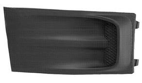Left Front bumper insert BASE|S|SE|SEL; Fog Lamp Hole Cover; w/o Fog Lamps - FORD FOCUS 2009-2011