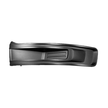 Left Front bumper insert Fog Lamp Bezel; Black - FORD FLEX 2013-2019