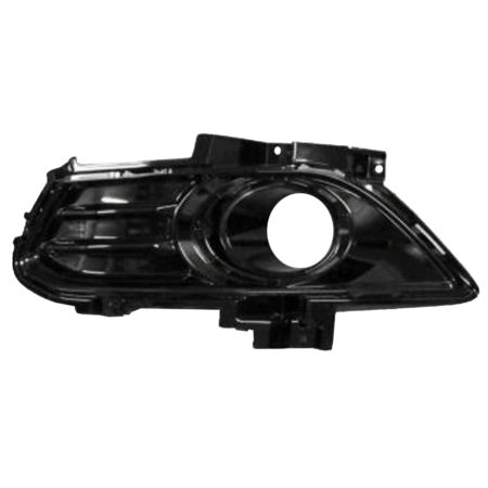 Left Front bumper insert ENERGI; Fog Lamp Bezel; w/Fog Lamps; w/o Block Heater; Chrome Bezel - FORD FUSION 2013-2016