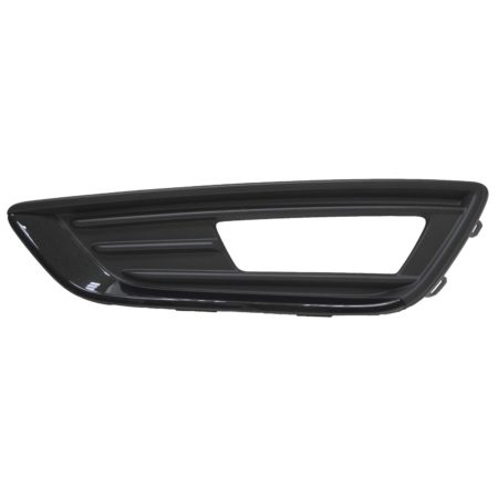 Left Front bumper insert SE SPORT|SE ECOBOOST; w/Midnight Black Pkg; Outer Grille; Black Trim - FORD FOCUS 2015-2016