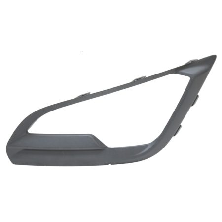 Left Front bumper insert Headlamp Bezel; Black - FORD ECOSPORT 2018-2022
