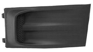 Right Front bumper insert BASE|S|SE|SEL; Fog Lamp Hole Cover; w/o Fog Lamps - FORD FOCUS 2009-2011