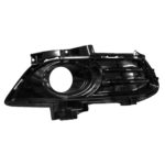 Right Front Bumper Insert HYBRID; Fog Lamp Bezel; w/Fog Lamps; Chrome Bezel - FORD FUSION 2013-2016
