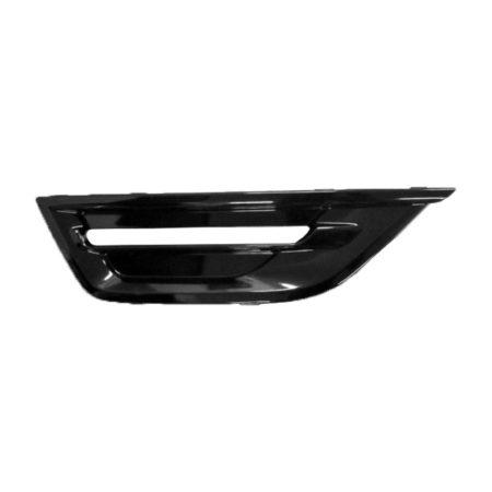 Right Front bumper insert SHO; Fog Lamp Opening Cover; Black - FORD TAURUS 2013-2019