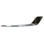 Right Front bumper insert Outer Grille Bezel; Chrome - FORD FUSION 2017-2018