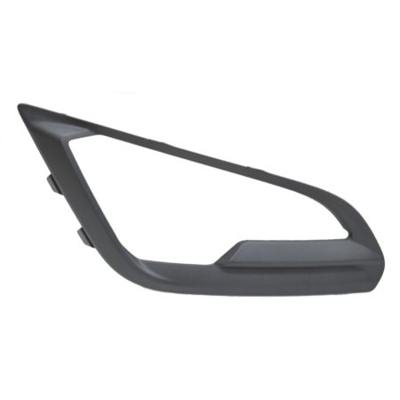 Right Front bumper insert Headlamp Bezel; Black - FORD ECOSPORT 2018-2022