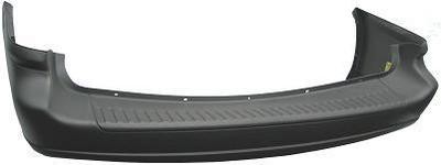 Rear bumper cover base/LX; w/o separate inserts; textured gray - FORD WINDSTAR 1999-2003