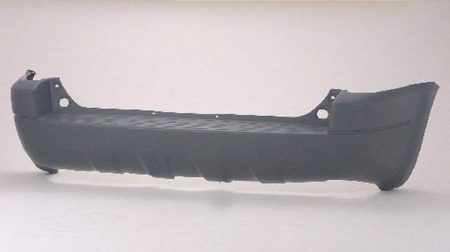 Rear bumper cover XLS/XLT; w/o roof rack; w/o wheel lip molding; platinum - FORD ESCAPE 2001-2004