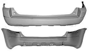Rear bumper cover XLS/XLT; w/o roof rack; w/o wheel lip molding; titanium - FORD ESCAPE 2001-2004