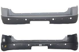 Rear bumper cover XLS|XLT; w/backup sensor; prime - FORD EXPLORER 2006-2008