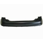 Rear bumper cover w/o Rear Object Sensors CAPA - FORD EDGE 2007-2010