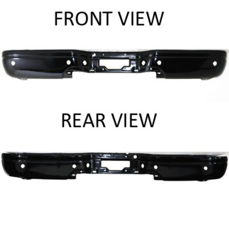 Rear bumper face bar w/proximity sensor; prime - FORD F-350 SUPER DUTY 2003-2007