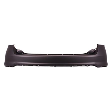Rear bumper cover upper w/o Rear Object Sensors; prime - FORD EDGE 2011-2014