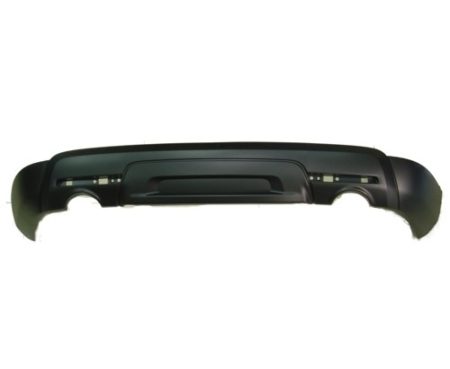 Rear bumper cover lower w/o Towing Pkg; w/o Rear Object Sensors; Textured - FORD EXPLORER 2011-2015