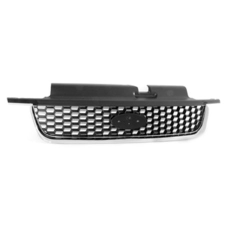 Grille assy XLT/Limited; black & bright - FORD ESCAPE 2001-2004