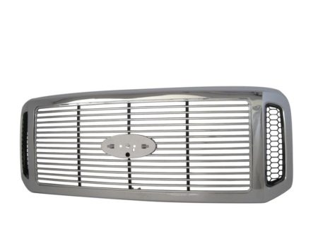 Grille assy w/bright; w/billet - FORD F-250 SUPER DUTY 2006-2007