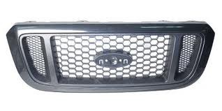 Grille assy black; code UA; argent mesh - FORD RANGER 2004-2005