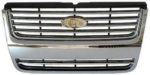 Grille assy XLT|LIMITED; w/o Ironman Pkg; w/o Sport Pkg - FORD EXPLORER 2006-2010