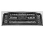 Grille assy XLT; w/o Chrome Pkg; Black (Code UA) - FORD F-350 SUPER DUTY 2008-2010