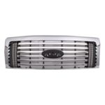 Grille assy XTR|XLT; w/Chrome Pkg - FORD F-150 2010-2012