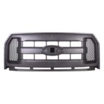 Grille assy 3 Bar Style; Black - FORD F-150 2015-2017