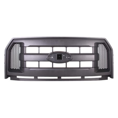 Grille assy 3 Bar Style; Black - FORD F-150 2015-2017