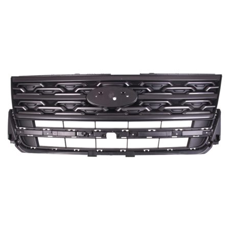 Grille assy XLT; w/Sport Appearance Pkg; Dark Gray Mldg - FORD EXPLORER 2018-2019