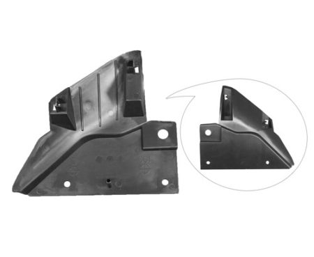 Lower engine cover Air Deflector; LH - FORD POLICE RESPONDER HYBRID 2019-2020