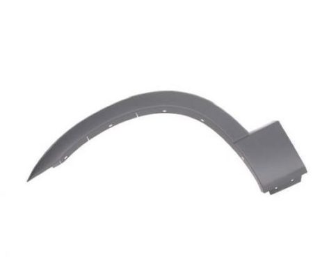 Left Front wheel opening molding 4dr SUV; XLT Sport/Eddie Bauer/Limited; rear section; prime - FORD EXPLORER 2002-2005