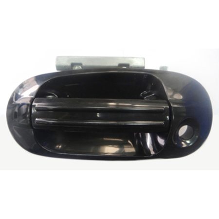 Left Front door handle outer smooth finish; black - paint to match - FORD EXPEDITION 2003-2006
