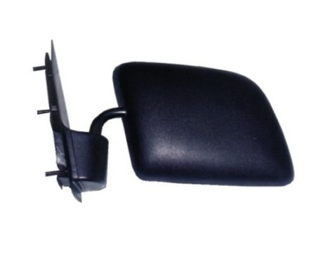 Left Mirror outside rear view manual foldaway paddle; black - FORD E-350 ECONOLINE 1994-1998