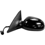 Left Mirror outside rear view fixed design; heated power remote; w/puddle lamp; black - FORD TAURUS 2002-2006