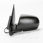 Left Mirror outside rear view power remote; w/OEM replacement base design - FORD ESCAPE 2001-2007