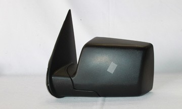 Left Mirror outside rear view Power; Heated; w/P/Lamps; One Piece Design; w/Cover; Black - FORD EXPLORER 2006-2010