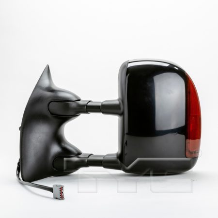 Left Mirror outside rear view w/power; w/heat; double swing mirror; cap & signal; prime - FORD F-250 SUPER DUTY 2003-2006