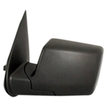 Left Mirror outside rear view Power; w/o Puddle Lamps; w/Cover; Black - FORD EXPLORER 2006-2010