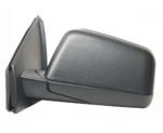 Left Mirror outside rear view Power; Foldaway; w/o Puddle Lamp; Textured Black - FORD EDGE 2008-2008